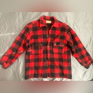 Vintage Buffalo Plaid Wool and Nylon blend Lumberjack Jacket- 1970’s Canadian